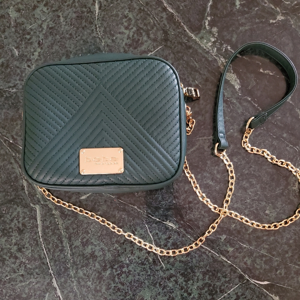 Bebe Truvy Quilt Camera Crossbody